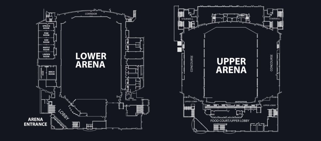 Arena Map Diagram