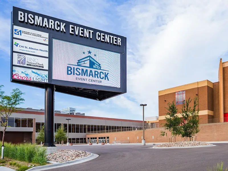 Bismarck Event Center Marquee